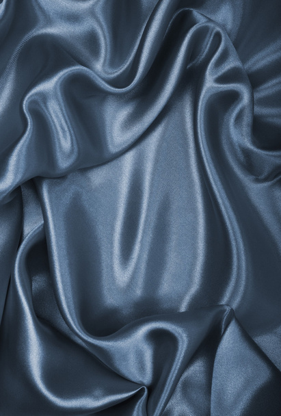 Smooth elegant grey silk as background  - Zdjęcie, obraz