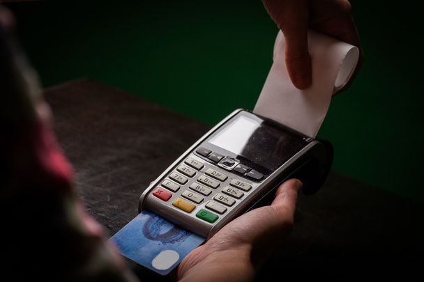 POS en credit cards - Foto, afbeelding