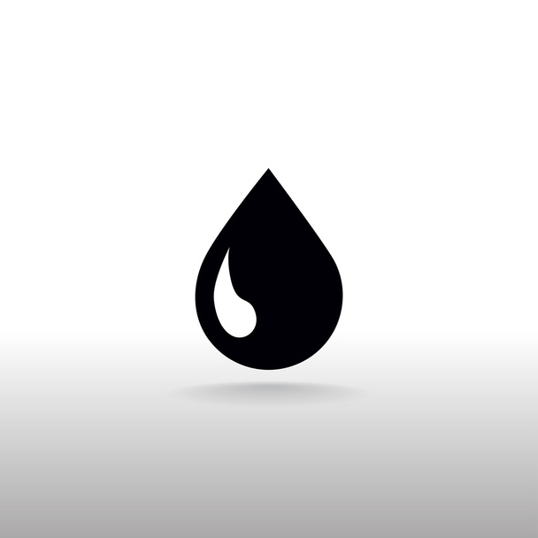 liquid drop icon - ベクター画像