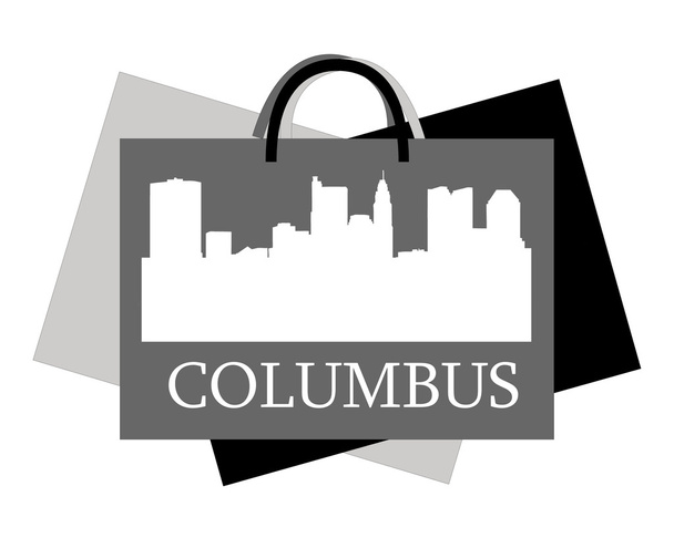 Columbus shopping - Vector, Image