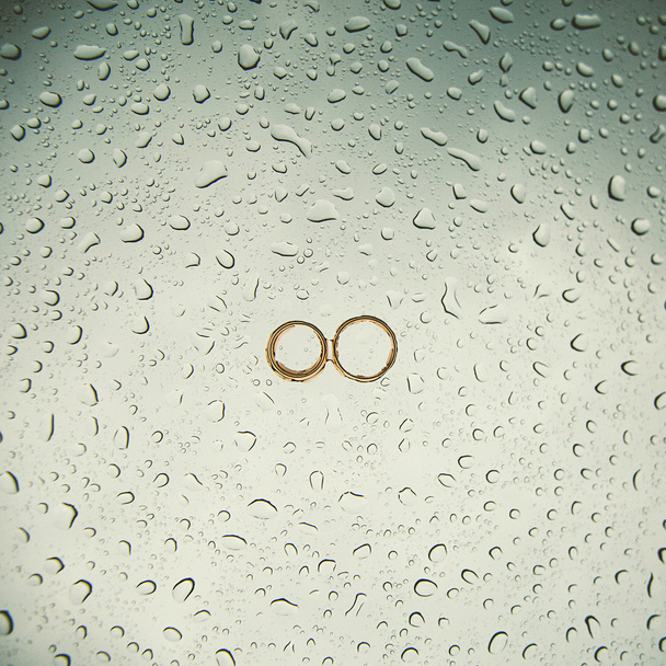 ring on glass - Photo, Image