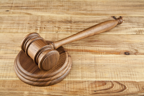 judgement wooden hammer - Photo, Image