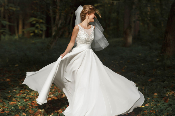 luxury stylish young bride - Foto, Imagem
