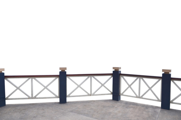 κλασικό κιγκλίδωμα με κολώνα - Φωτογραφία, εικόνα