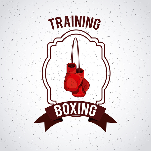 ボクシング スポーツ デザイン - ベクター画像