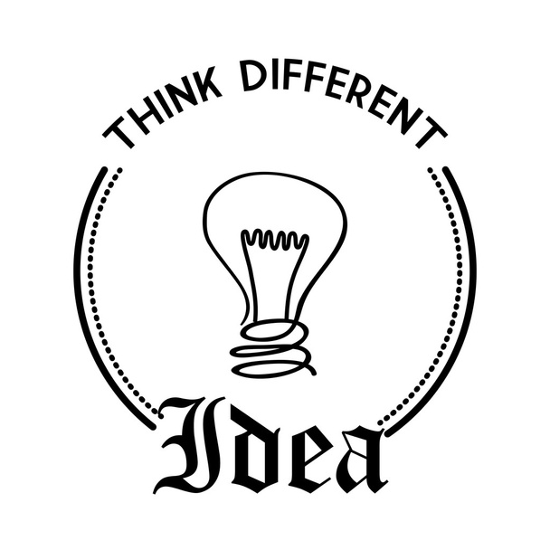 Idea y pensar diferente diseño
 - Vector, Imagen
