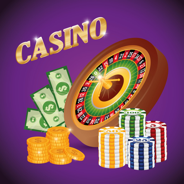 Het icoon van Casino desin - Vector, afbeelding