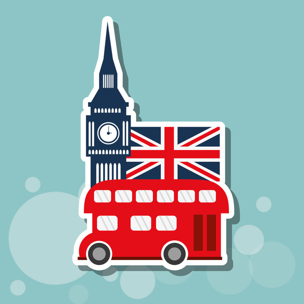 London ikon tervezés - Vektor, kép
