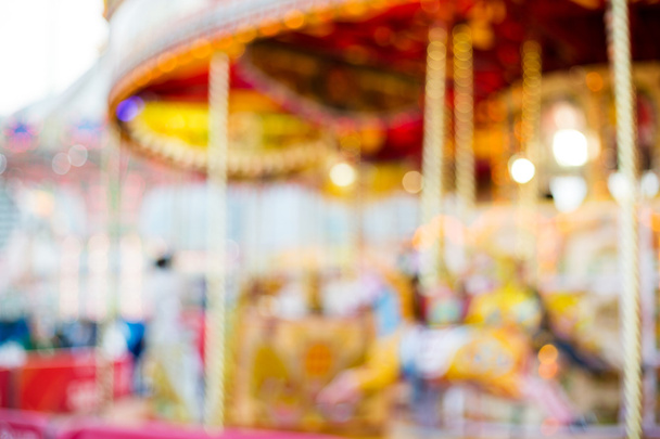 Blur view of Carousel - Photo, Image