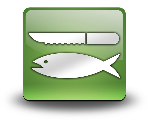 Icon, Button, Pictogram Fish Cleaning - Photo, Image