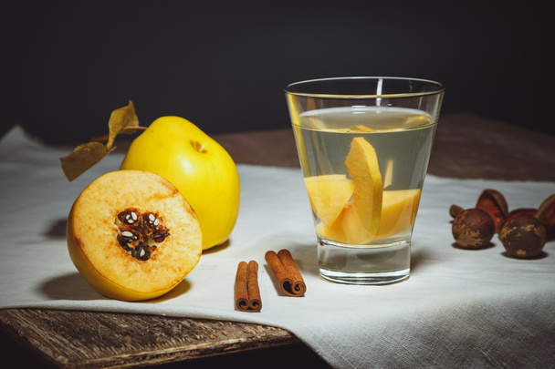 Yellow quince compote - Zdjęcie, obraz