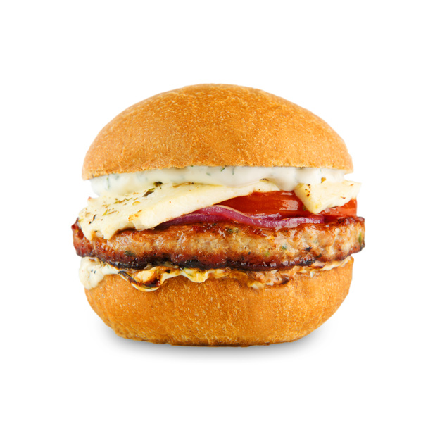 Νόστιμο cheeseburger απομονωθεί σε λευκό φόντο - Φωτογραφία, εικόνα