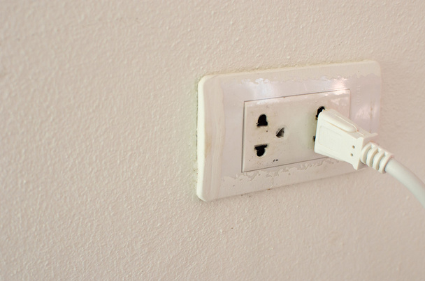 Plug power socket - 写真・画像