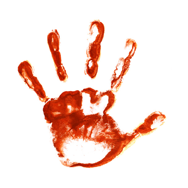 Empreintes de main effrayantes
 - Photo, image