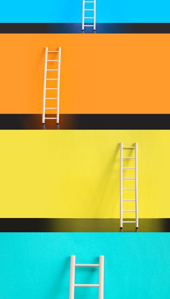 Ladders van succes - Foto, afbeelding