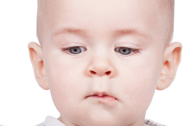 baby infant close-up portrait. - Fotoğraf, Görsel