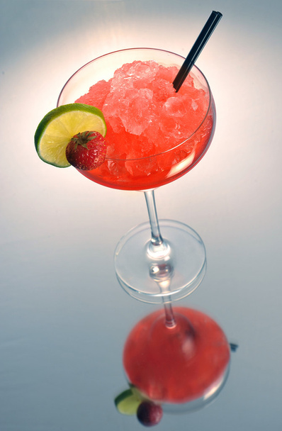Strawberry margarita cocktail - Zdjęcie, obraz