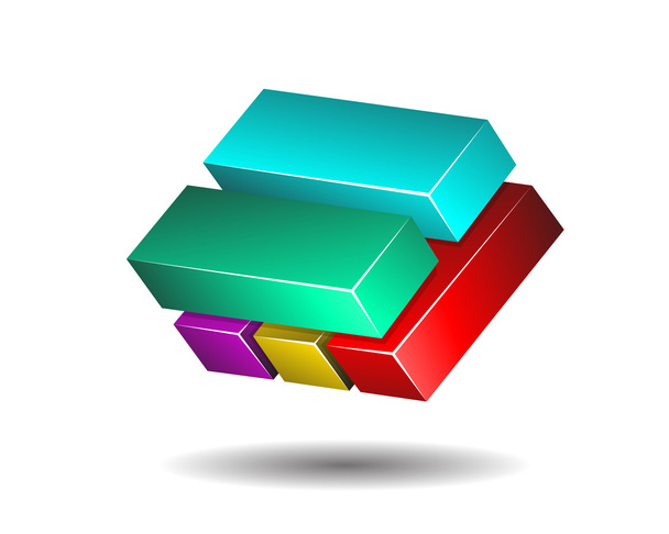 Future Technology Block Logo - Vektor, obrázek