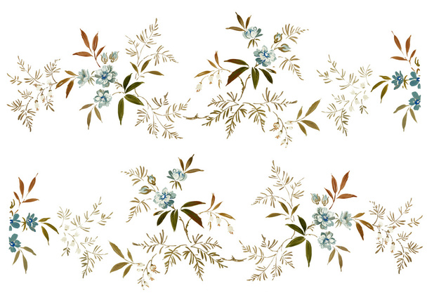 floral hand made design - Foto, imagen