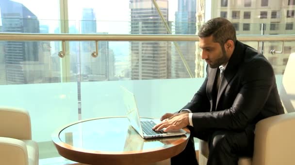 businessman working on laptop - Footage, Video