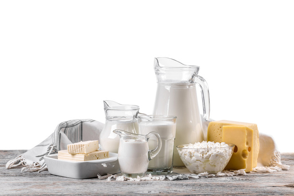 Fresh dairy products  - Foto, imagen