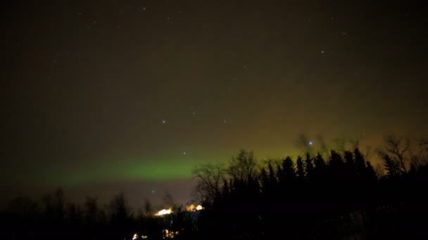 Northern Lights in Norwegian sky - Footage, Video