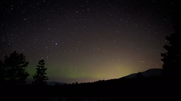 Northern Lights in Norwegian sky - Footage, Video