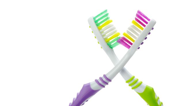 Two color toothbrushes - Fotografie, Obrázek