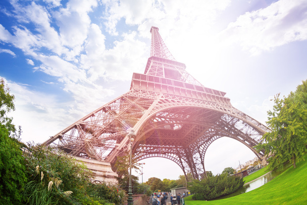 Excursion to the Eiffel Tower - Фото, изображение