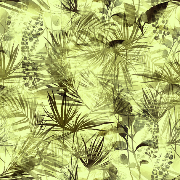 leaves of tropical plants - Photo, Image