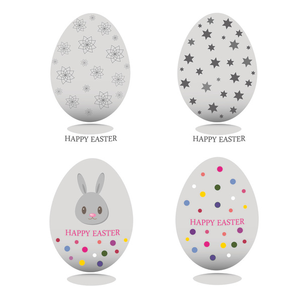Design Easter eggs - Vector, Image