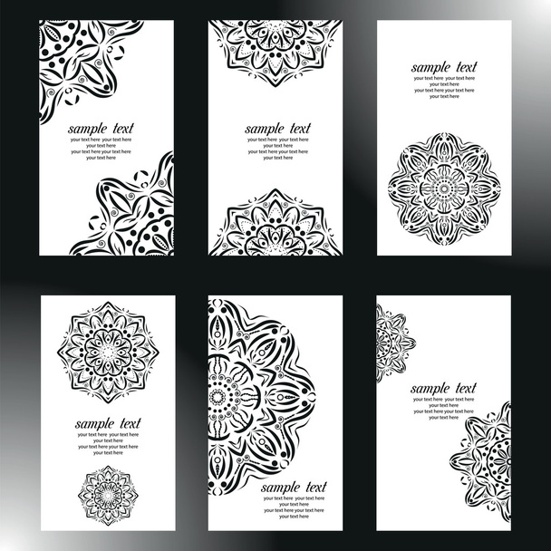 Set of business card  - Vector, Image