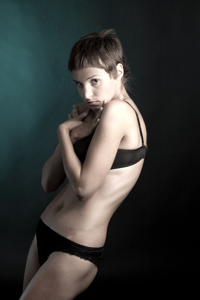 Jeune femme en maillot de bain
 - Photo, image