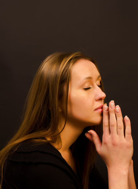 Mujer rezando - Foto, Imagen