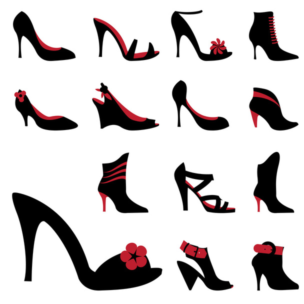 ファッション女性靴 - ベクター画像