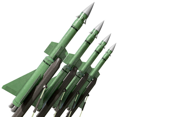 Jeu de batteries de missiles sam 3d
 - Photo, image