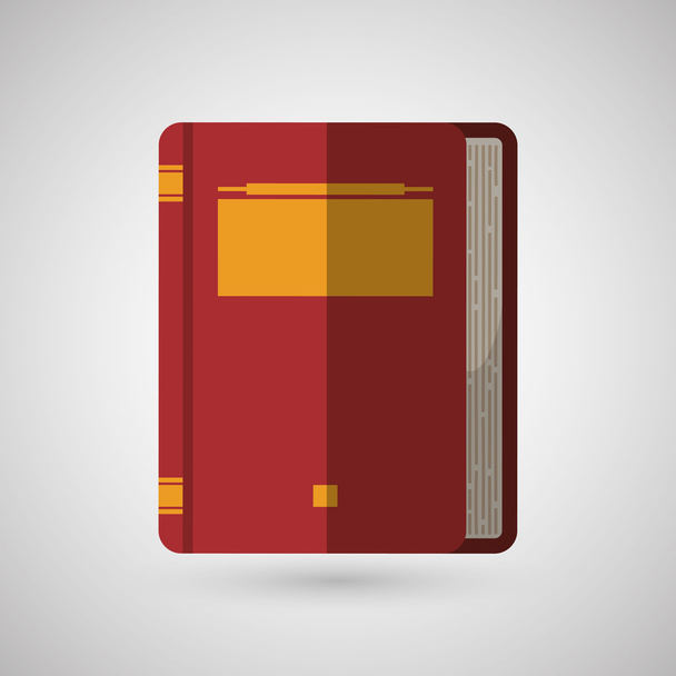 Book icon design - Вектор, зображення