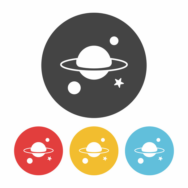 Space planet icon vector illustration vector illustration - Vector, afbeelding