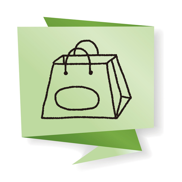 Doodle Bag ilustração vetorial
 - Vetor, Imagem