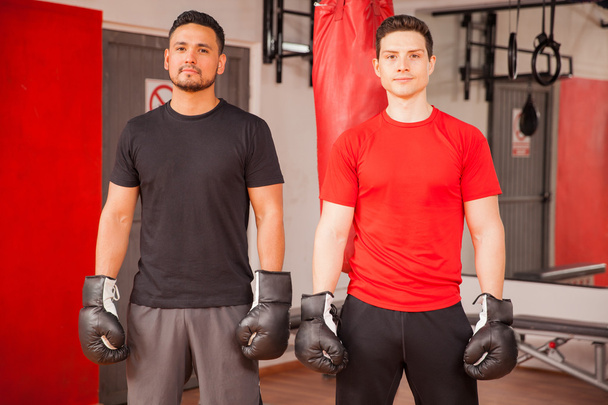men wearing boxing gloves - Photo, Image
