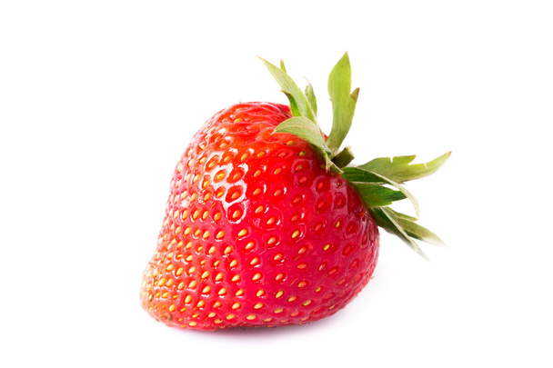 frische Erdbeeren auf weißem Hintergrund - Foto, Bild
