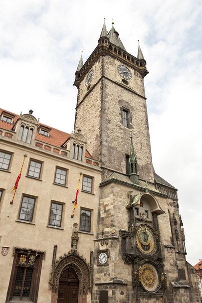 Angular Prague Astronomical Clock - Фото, зображення