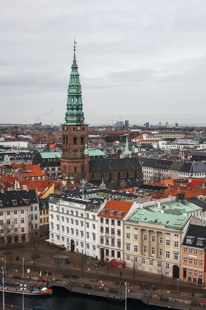 コペンハーゲンの街の眺め - 写真・画像