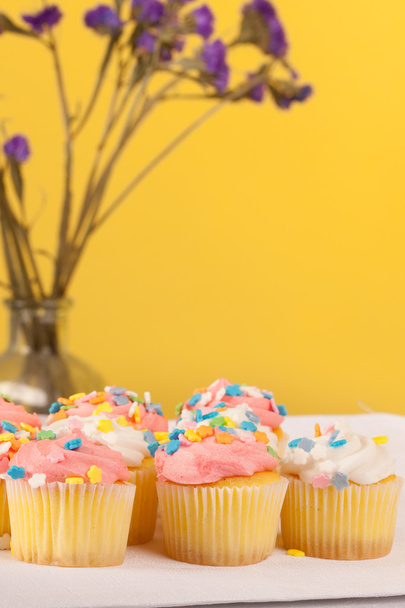 cupcakes de couleur pastel
 - Photo, image