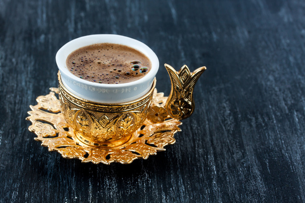 Turkish coffee  close up - Фото, зображення