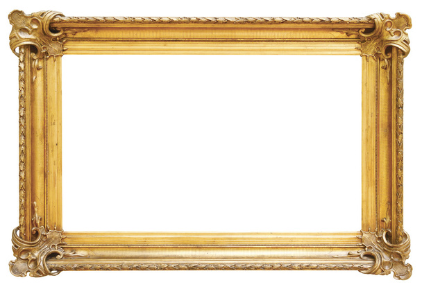 zlatý retro rám - Fotografie, Obrázek