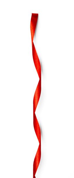 Curly red ribbon - Zdjęcie, obraz