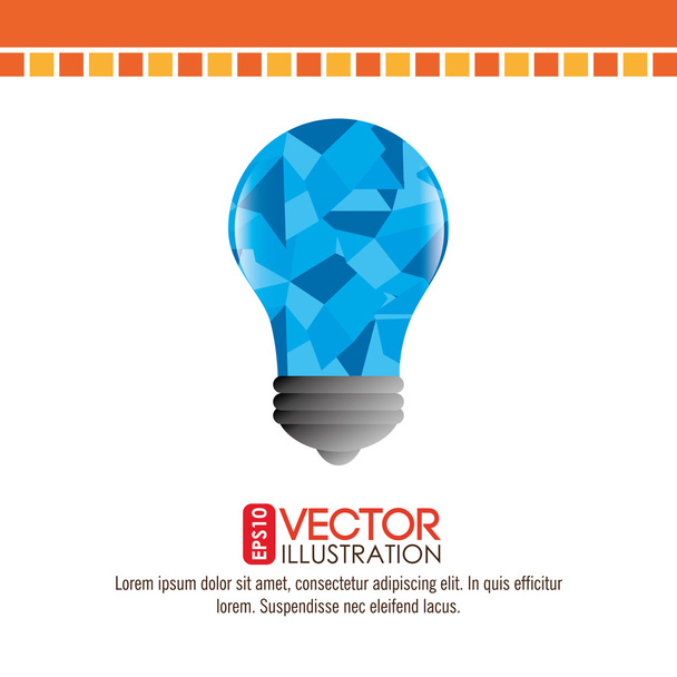 žárovky světelný design - Vektor, obrázek