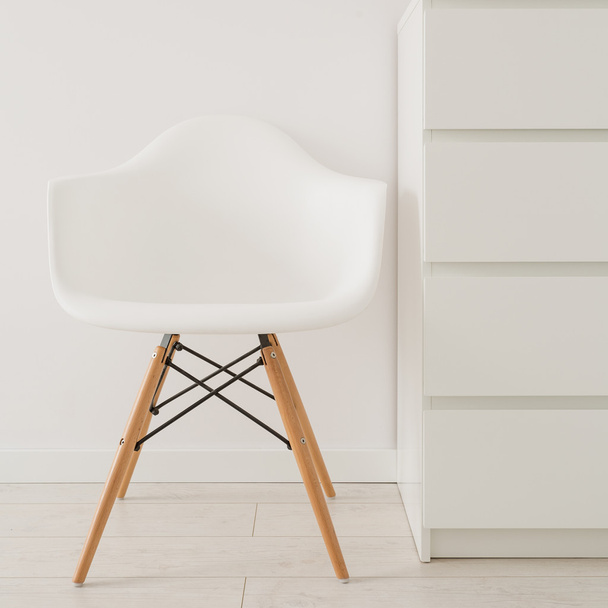 White chair in modern design - Valokuva, kuva