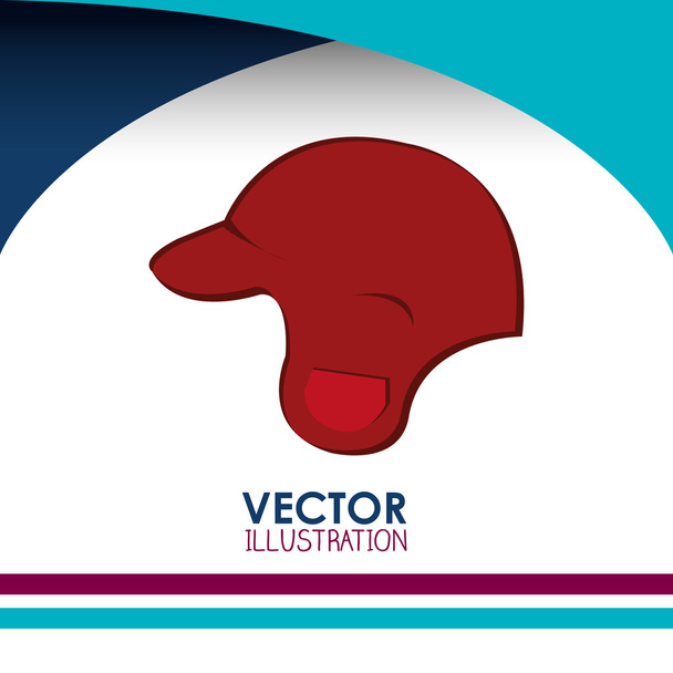 diseño icono de béisbol
 - Vector, Imagen